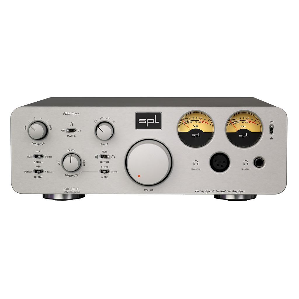 SPL Phonitor X Headphone Amp Headphone Amplifiers SPL Silver Without DAC