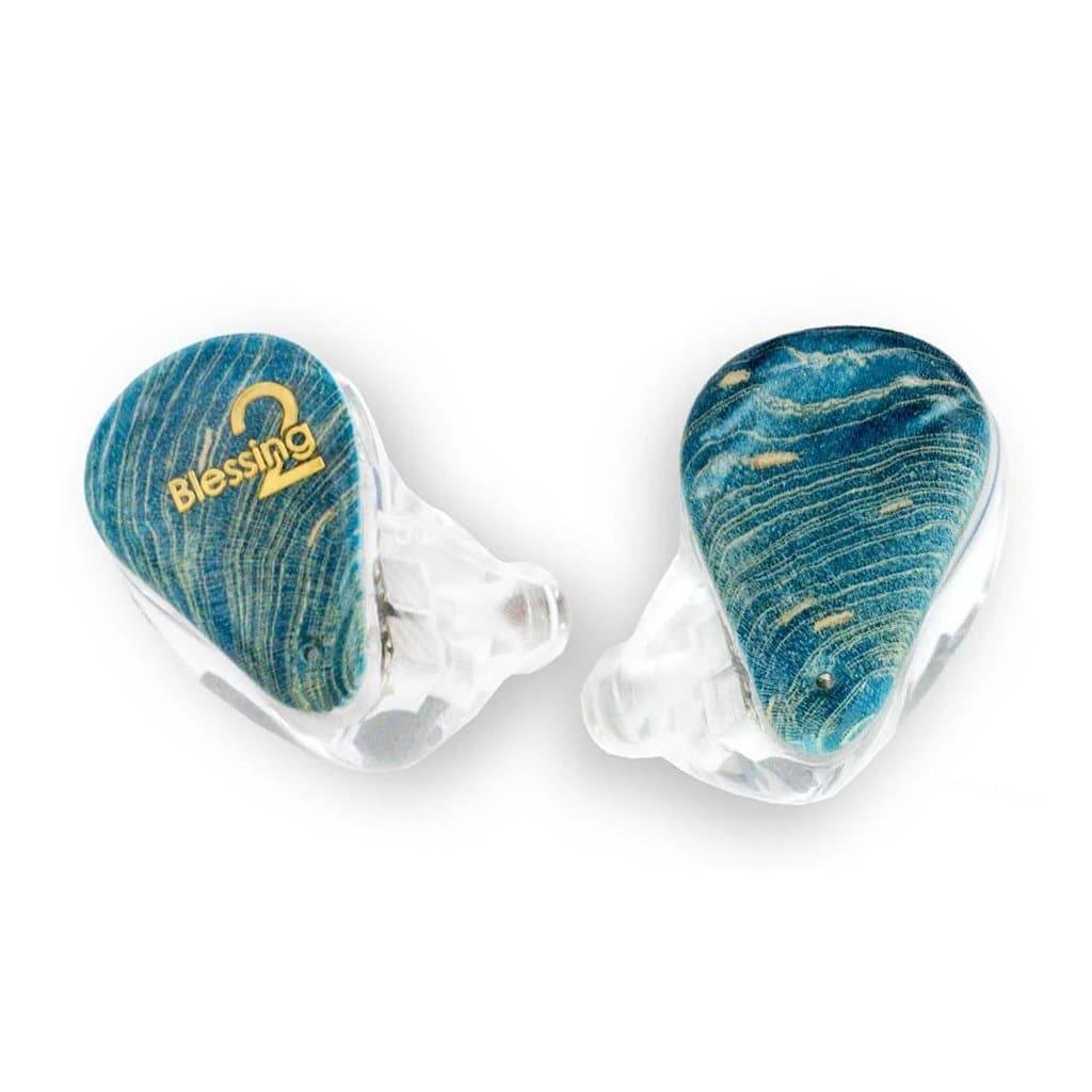 Moondrop Blessing 2 In-Ear Monitor Headphones Blue & Blue Faceplates | Available on Headphones.com