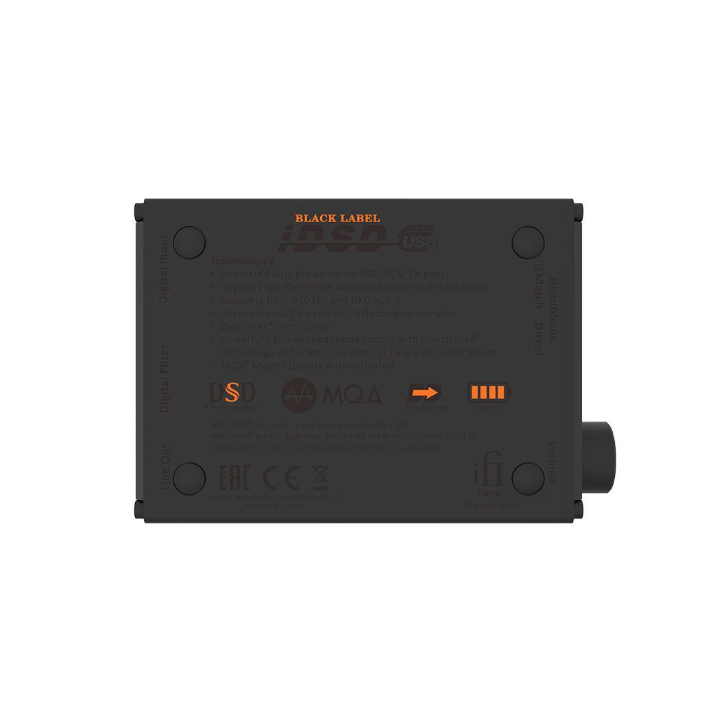 iFi AUDIO Nano iDSD Black Label DACs iFi Audio 