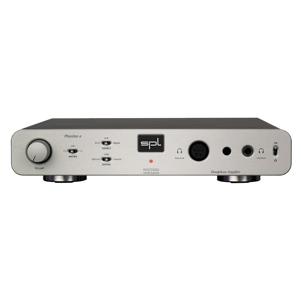 SPL Phonitor E Headphone Amp Headphone Amplifiers SPL Silver Without DAC 